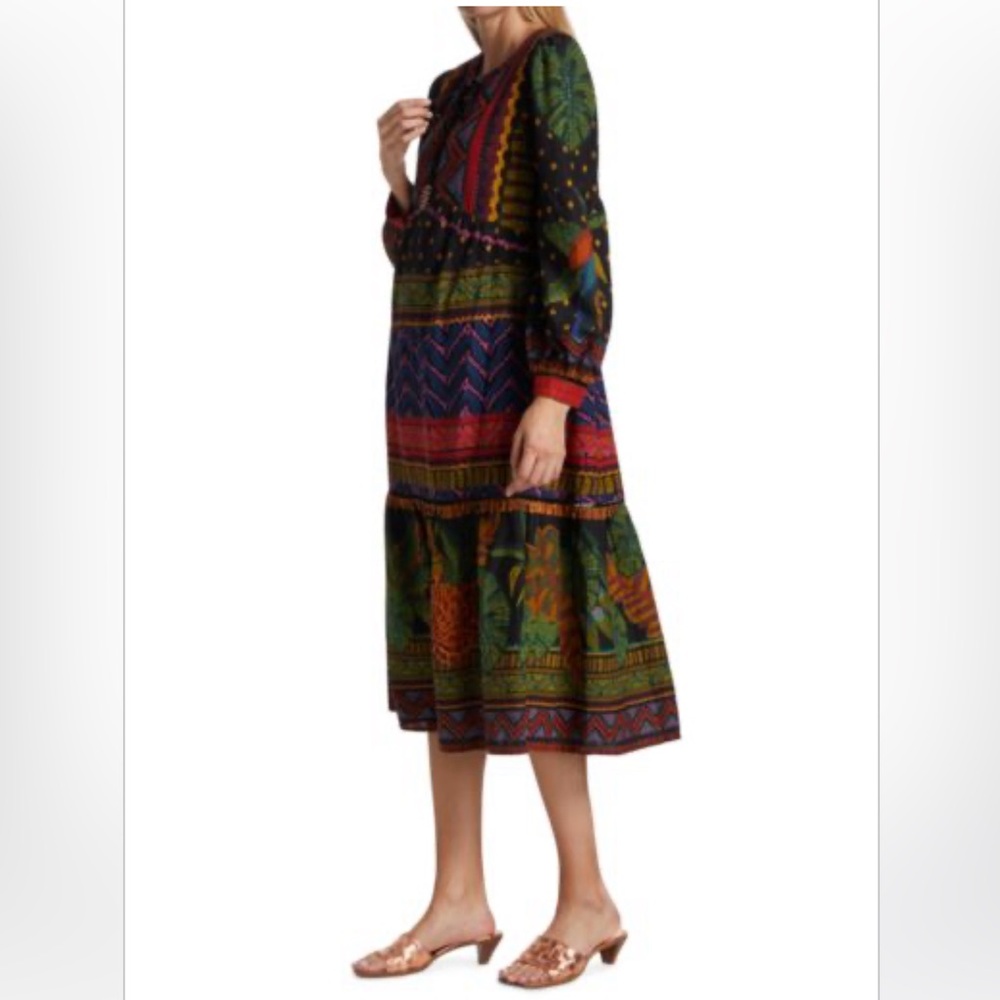 FARM Rio forest tapestry midi dress - Picture 7 of 8